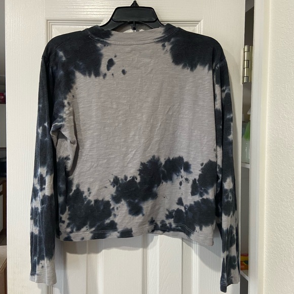 Dark Tie-Dye MTV Long Sleeve T-Shirt - Picture 2 of 4
